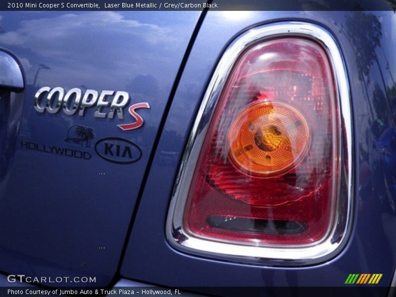 Laser Blue Metallic / Grey/Carbon Black 2010 Mini Cooper S Convertible