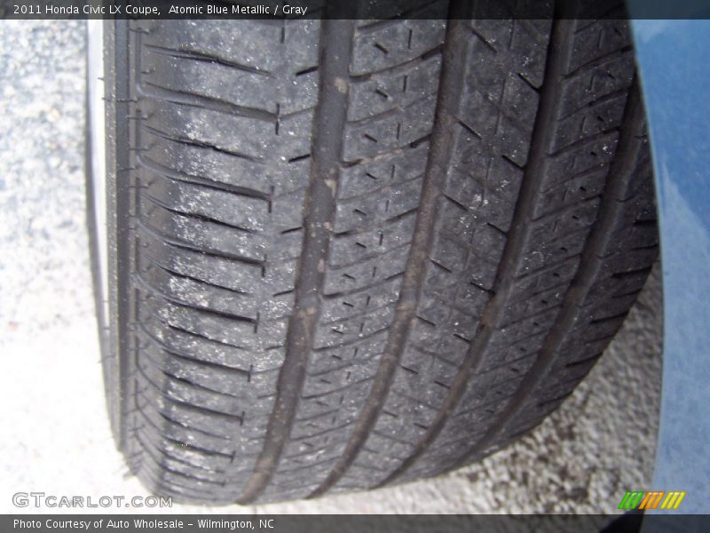 Atomic Blue Metallic / Gray 2011 Honda Civic LX Coupe