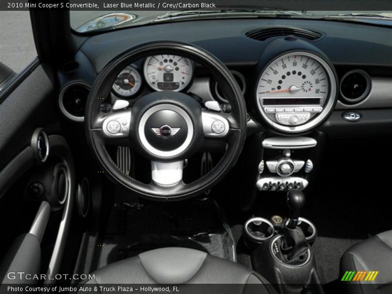 Laser Blue Metallic / Grey/Carbon Black 2010 Mini Cooper S Convertible