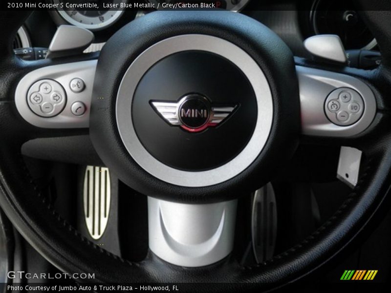 Laser Blue Metallic / Grey/Carbon Black 2010 Mini Cooper S Convertible