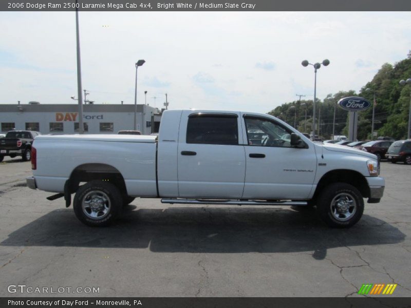 Bright White / Medium Slate Gray 2006 Dodge Ram 2500 Laramie Mega Cab 4x4