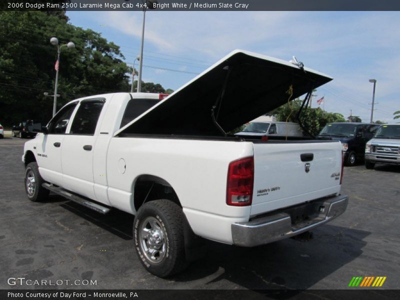 Bright White / Medium Slate Gray 2006 Dodge Ram 2500 Laramie Mega Cab 4x4