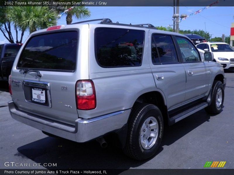 Millennium Silver Metallic / Gray 2002 Toyota 4Runner SR5