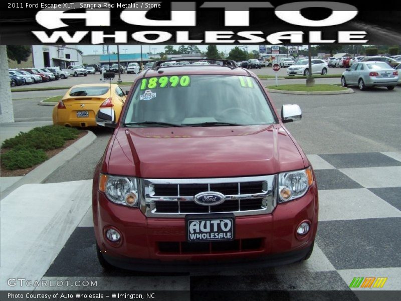 Sangria Red Metallic / Stone 2011 Ford Escape XLT