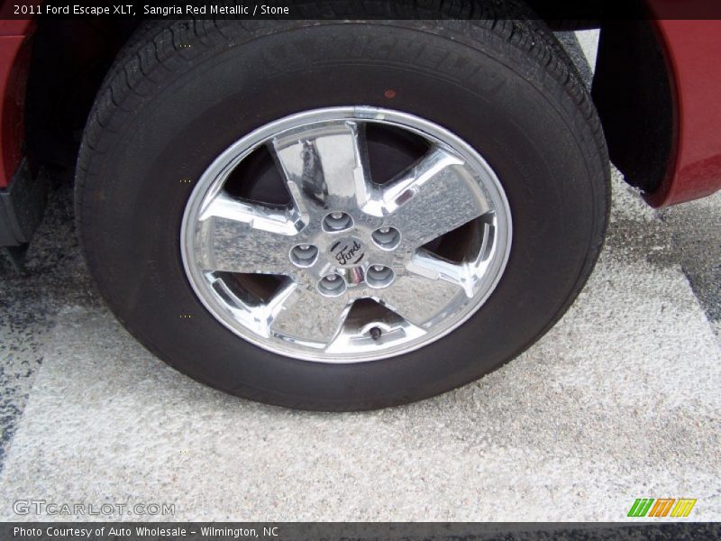 Sangria Red Metallic / Stone 2011 Ford Escape XLT