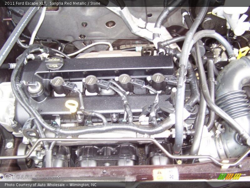 Sangria Red Metallic / Stone 2011 Ford Escape XLT