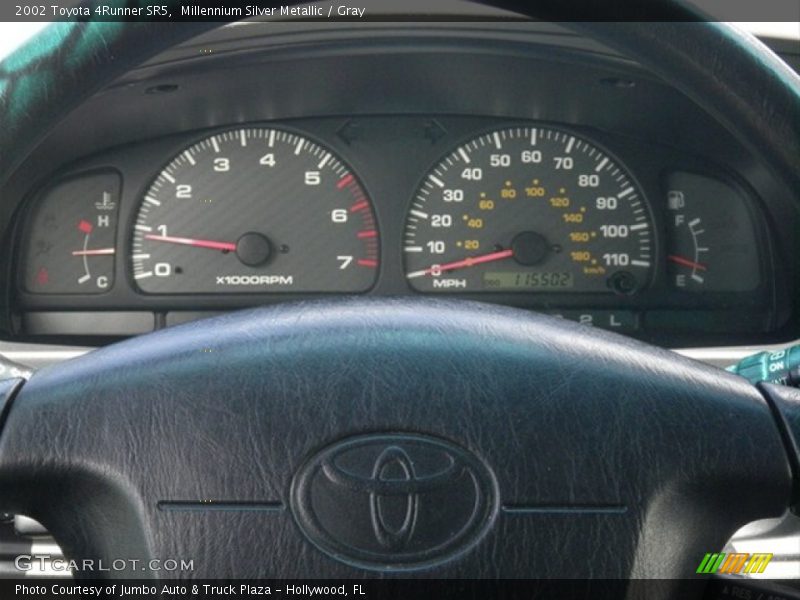 Millennium Silver Metallic / Gray 2002 Toyota 4Runner SR5