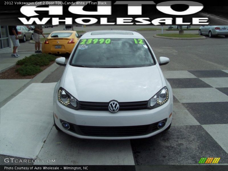 Candy White / Titan Black 2012 Volkswagen Golf 2 Door TDI