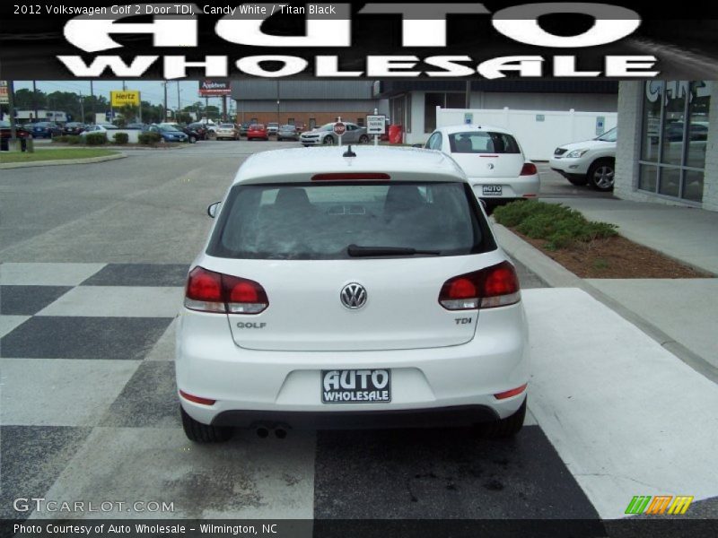 Candy White / Titan Black 2012 Volkswagen Golf 2 Door TDI