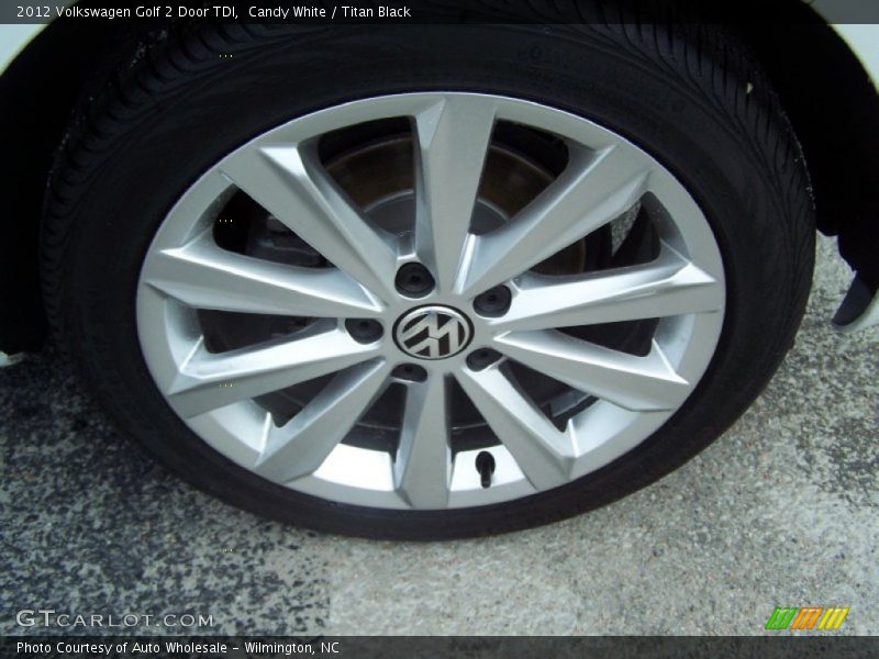 Candy White / Titan Black 2012 Volkswagen Golf 2 Door TDI