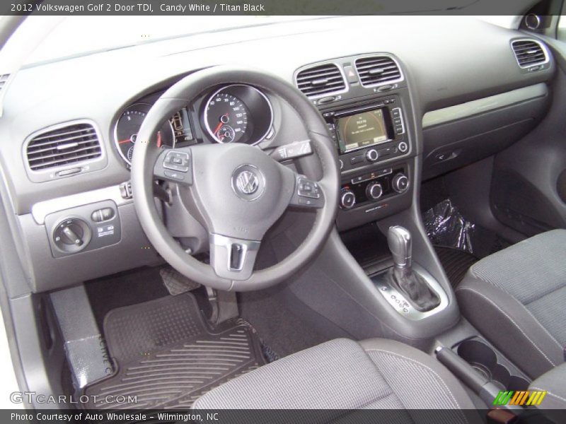 Titan Black Interior - 2012 Golf 2 Door TDI 