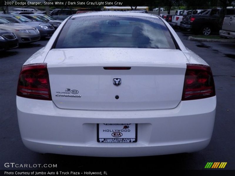 Stone White / Dark Slate Gray/Light Slate Gray 2007 Dodge Charger