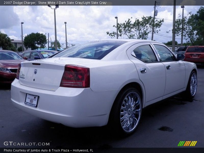 Stone White / Dark Slate Gray/Light Slate Gray 2007 Dodge Charger