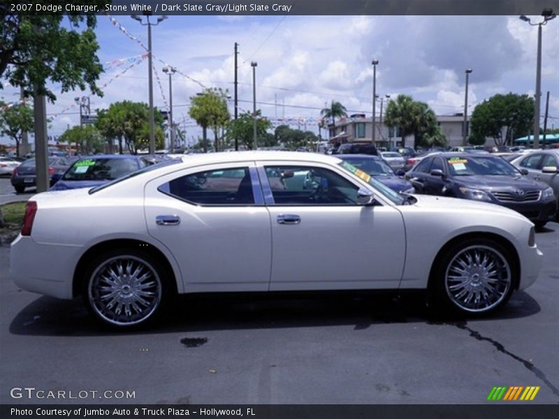 Stone White / Dark Slate Gray/Light Slate Gray 2007 Dodge Charger
