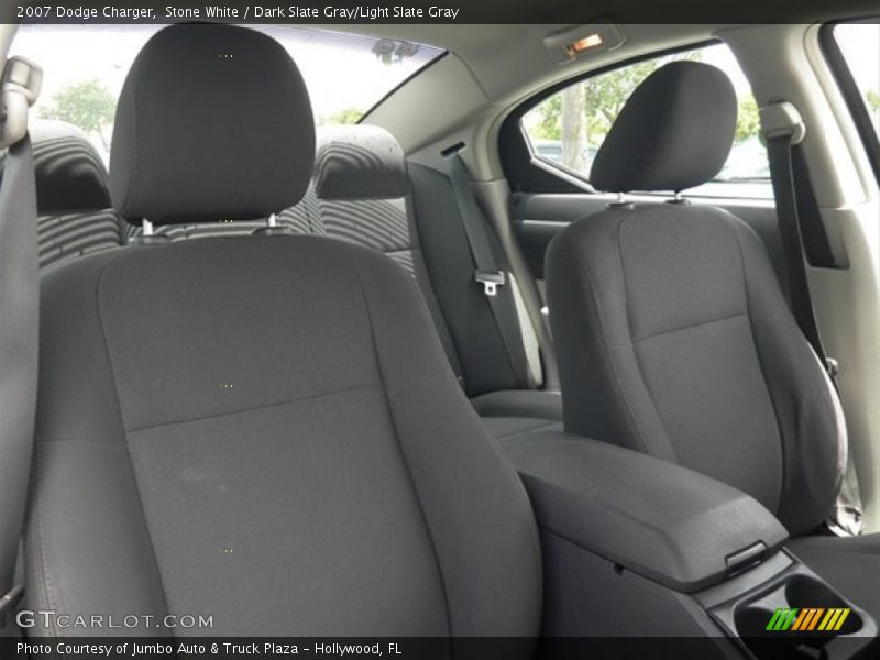 Stone White / Dark Slate Gray/Light Slate Gray 2007 Dodge Charger