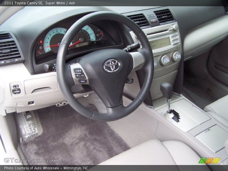 Super White / Ash 2011 Toyota Camry SE