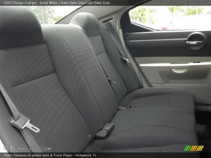 Stone White / Dark Slate Gray/Light Slate Gray 2007 Dodge Charger