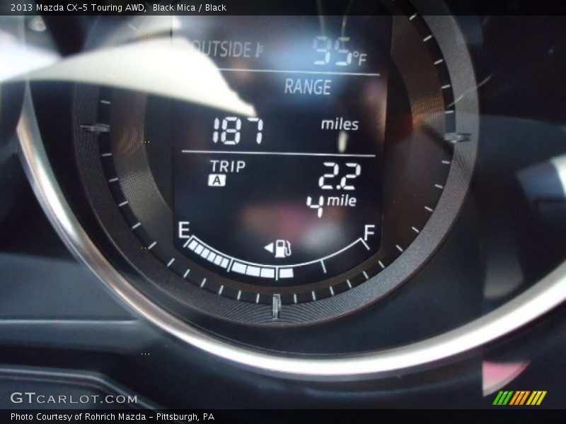 Black Mica / Black 2013 Mazda CX-5 Touring AWD