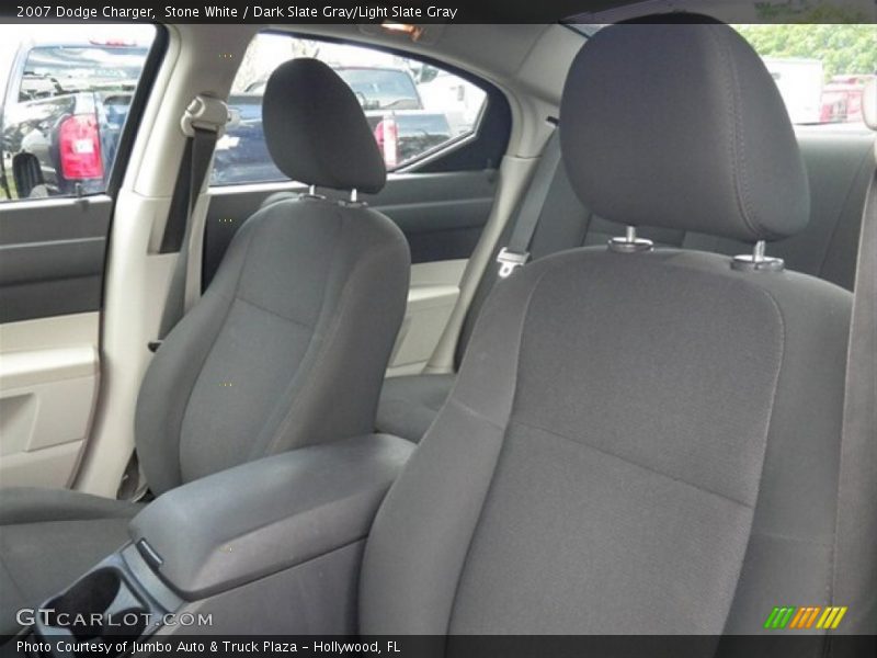 Stone White / Dark Slate Gray/Light Slate Gray 2007 Dodge Charger