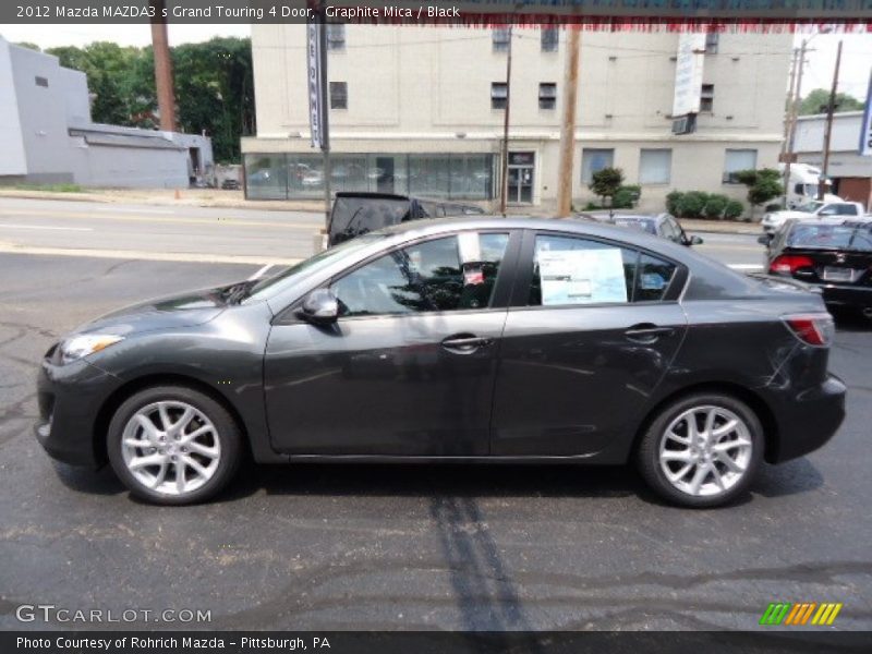 Graphite Mica / Black 2012 Mazda MAZDA3 s Grand Touring 4 Door