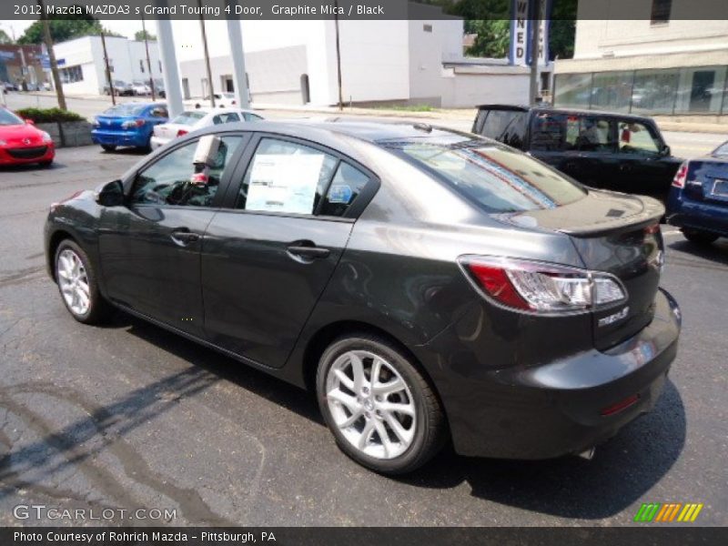Graphite Mica / Black 2012 Mazda MAZDA3 s Grand Touring 4 Door