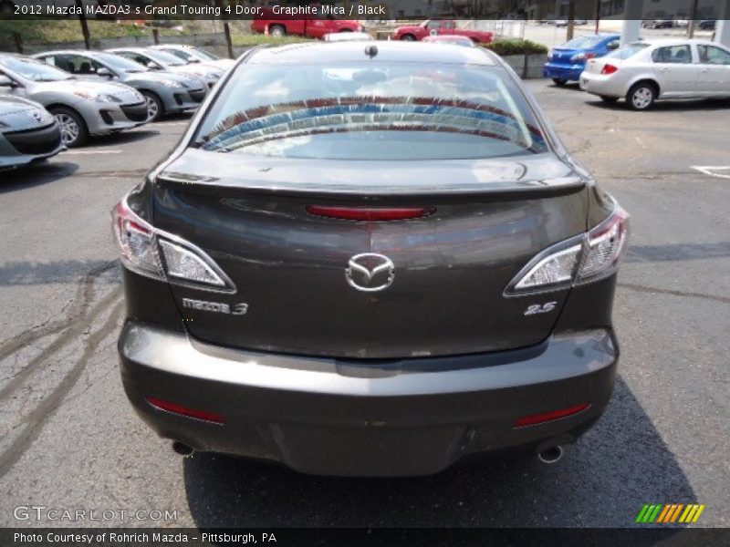 Graphite Mica / Black 2012 Mazda MAZDA3 s Grand Touring 4 Door