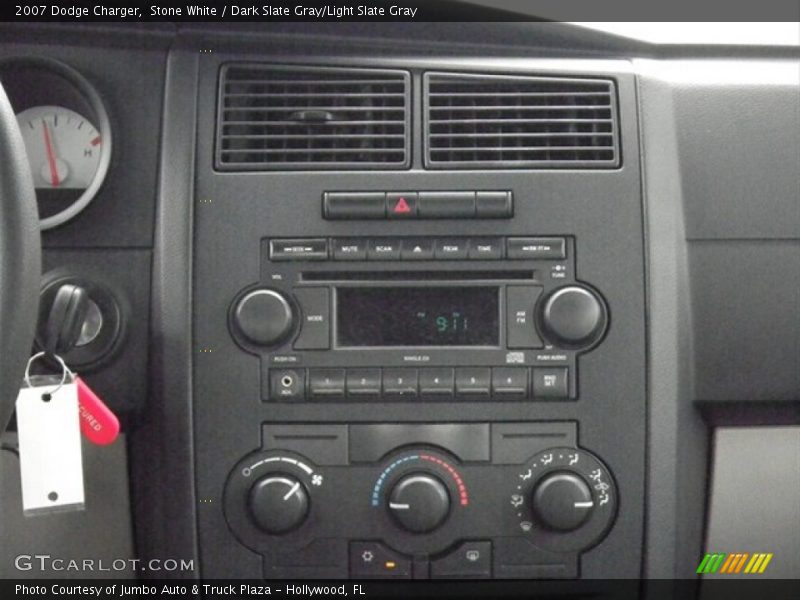 Stone White / Dark Slate Gray/Light Slate Gray 2007 Dodge Charger