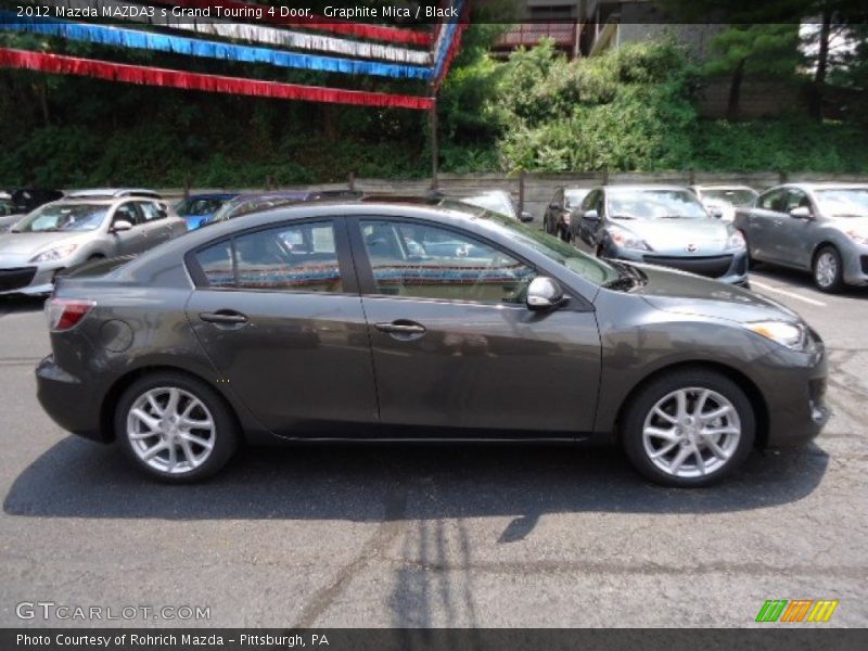 Graphite Mica / Black 2012 Mazda MAZDA3 s Grand Touring 4 Door