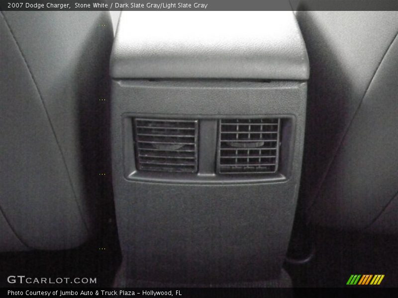 Stone White / Dark Slate Gray/Light Slate Gray 2007 Dodge Charger