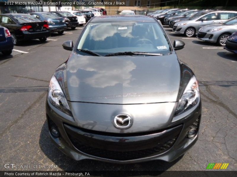 Graphite Mica / Black 2012 Mazda MAZDA3 s Grand Touring 4 Door
