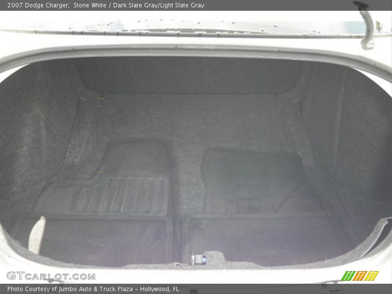 Stone White / Dark Slate Gray/Light Slate Gray 2007 Dodge Charger