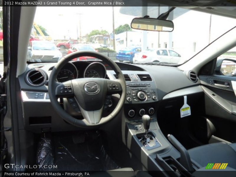Graphite Mica / Black 2012 Mazda MAZDA3 s Grand Touring 4 Door