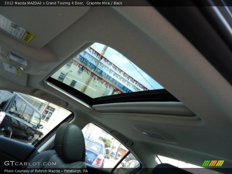 Graphite Mica / Black 2012 Mazda MAZDA3 s Grand Touring 4 Door