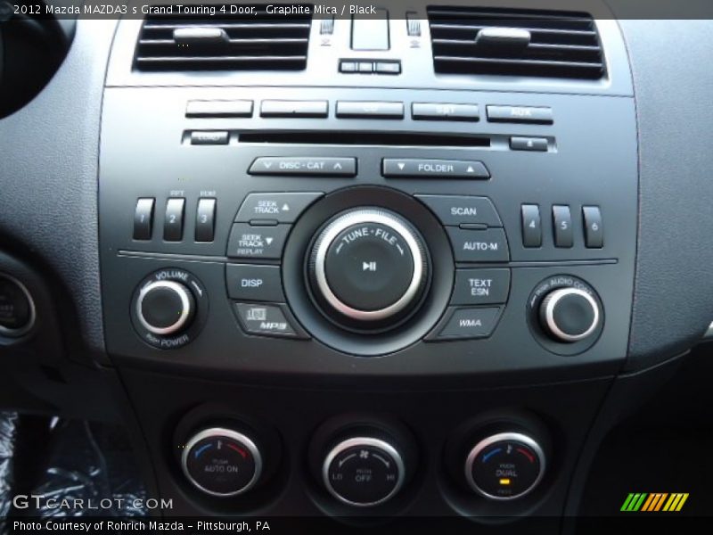 Graphite Mica / Black 2012 Mazda MAZDA3 s Grand Touring 4 Door