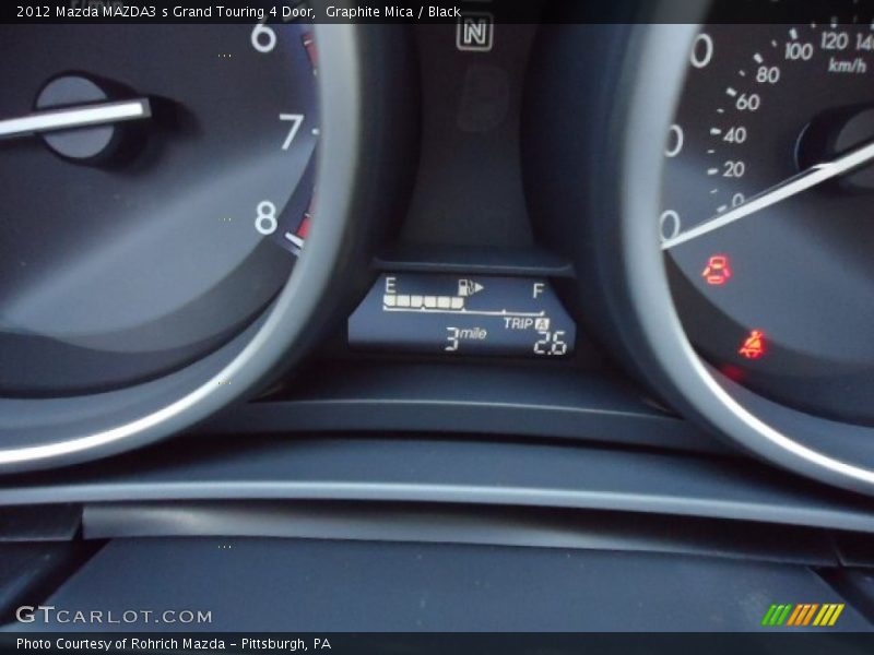 Graphite Mica / Black 2012 Mazda MAZDA3 s Grand Touring 4 Door