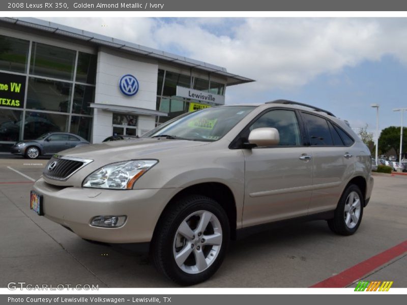 Golden Almond Metallic / Ivory 2008 Lexus RX 350