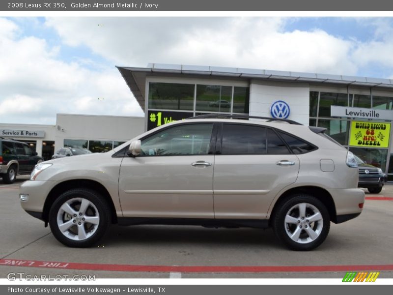 Golden Almond Metallic / Ivory 2008 Lexus RX 350