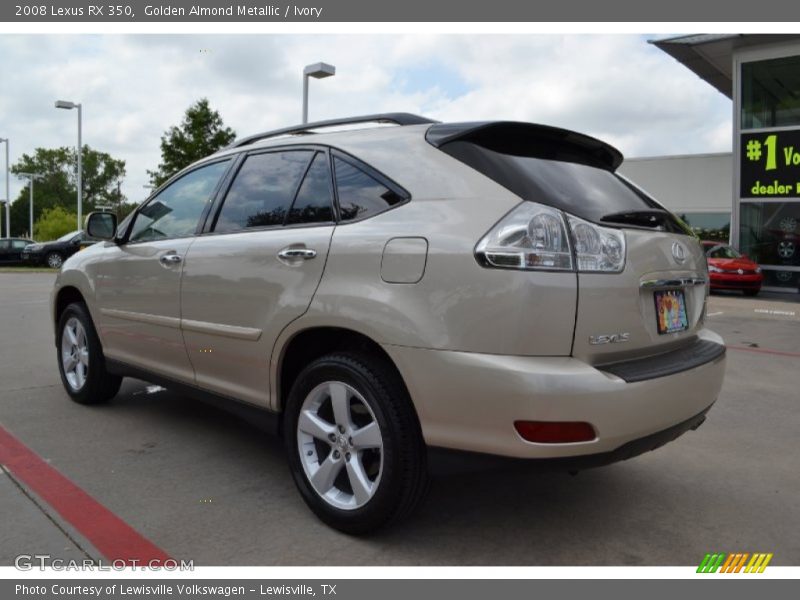 Golden Almond Metallic / Ivory 2008 Lexus RX 350