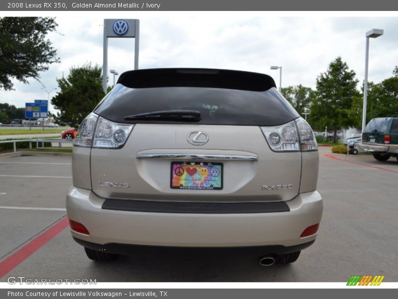 Golden Almond Metallic / Ivory 2008 Lexus RX 350