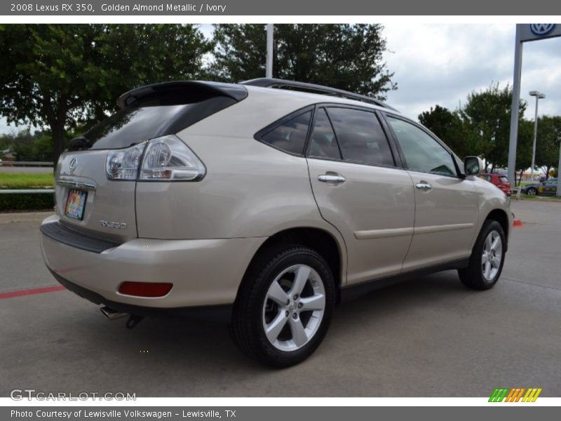 Golden Almond Metallic / Ivory 2008 Lexus RX 350