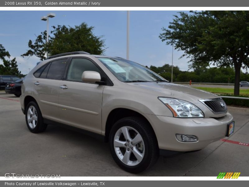 Golden Almond Metallic / Ivory 2008 Lexus RX 350