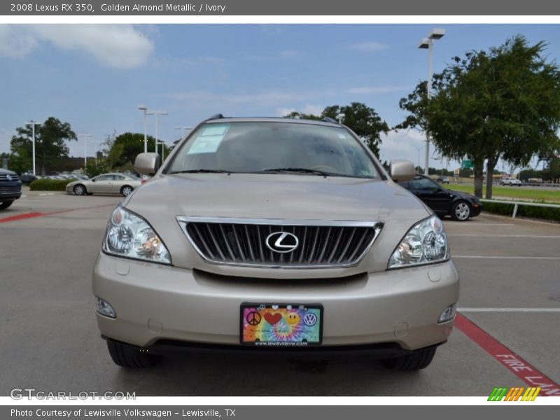 Golden Almond Metallic / Ivory 2008 Lexus RX 350