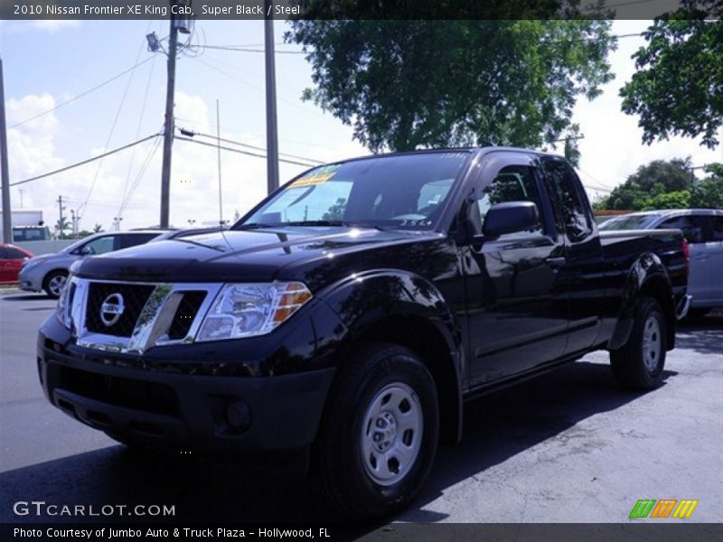 Super Black / Steel 2010 Nissan Frontier XE King Cab
