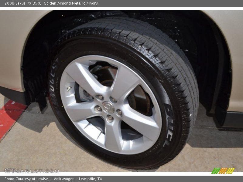 Golden Almond Metallic / Ivory 2008 Lexus RX 350