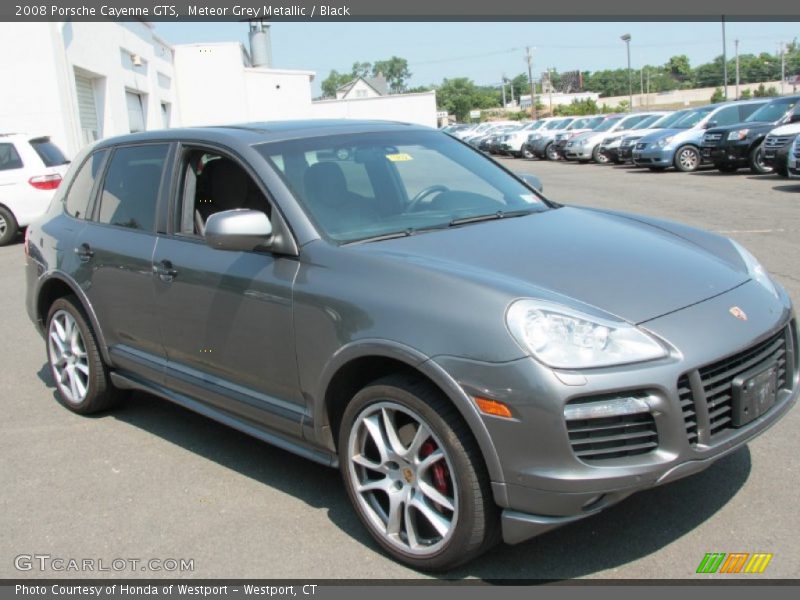 Meteor Grey Metallic / Black 2008 Porsche Cayenne GTS