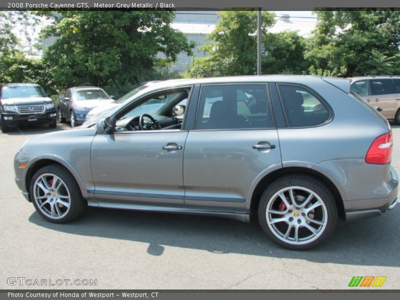 Meteor Grey Metallic / Black 2008 Porsche Cayenne GTS