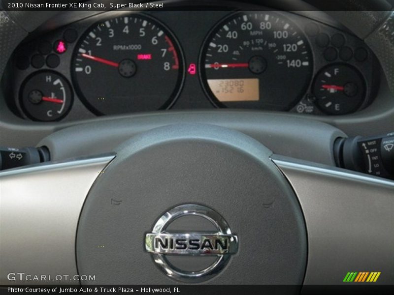 Super Black / Steel 2010 Nissan Frontier XE King Cab