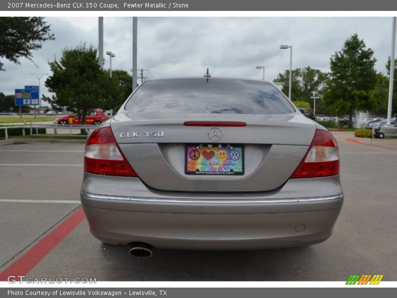 Pewter Metallic / Stone 2007 Mercedes-Benz CLK 350 Coupe