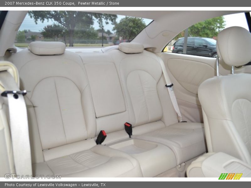 Pewter Metallic / Stone 2007 Mercedes-Benz CLK 350 Coupe