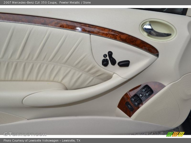 Pewter Metallic / Stone 2007 Mercedes-Benz CLK 350 Coupe